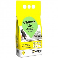 Шпатлевка финишная Weber Vetonit LR Plus, 5кг