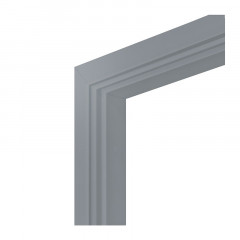 Комплект дверной коробки 4 петли М13,4 1308х2076мм ламинированная Серая с притвором Олови