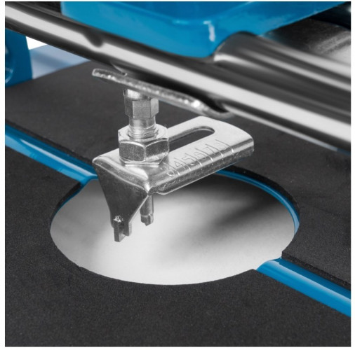 Плиткорез 400мм до 12мм, с резаком отверстий 30-80мм РемоКолор 46-0-046