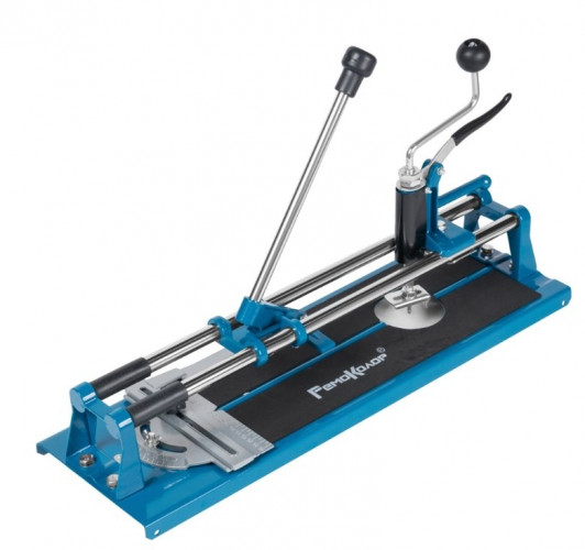 Плиткорез 400мм до 12мм, с резаком отверстий 30-80мм РемоКолор 46-0-046