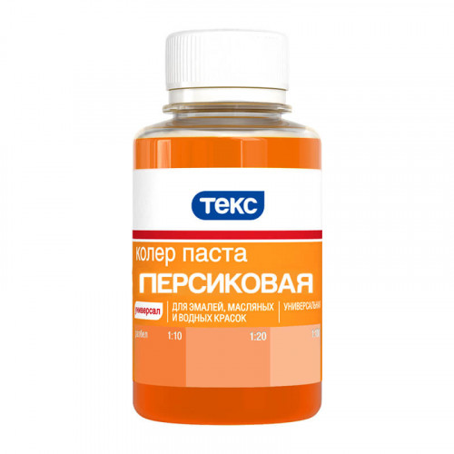 Колеровочная паста N12 персиковая Универсал Текс 0,1л