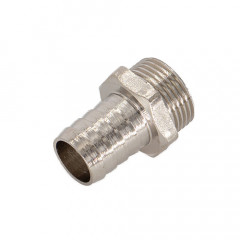 Штуцер для резинового шланга 3/4" наружная резьба 20мм 64-2-039