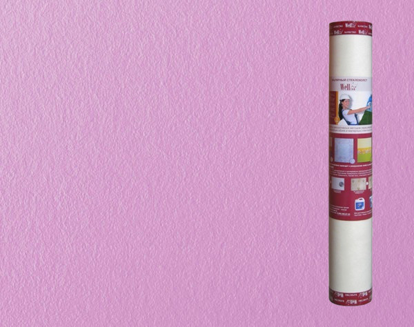 Комплект Стеклохолст малярный Wellton эконом W40 1*50м (40г/м2) и Клей OSCAR GOs10 10кг