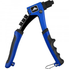 Заклепочник 215мм усиленный, насадки 2,4 / 3,2 / 4 / 4,8мм Vertextools Profi 0041-01