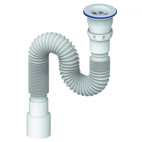 Сифон гофрированный 1 1/2х40 40х50мм D220P Unicorn