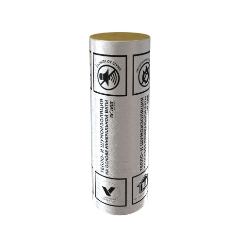 Утеплитель фольгированный Isover М40-АЛ 12кг/м3 9000x1200х100мм, 10.8м2 (1,08м3)