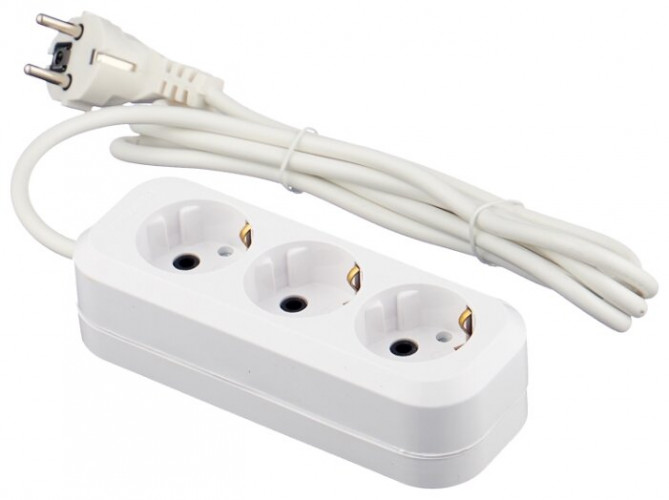 Удлинитель 3х3м с заземлением 13А IP20, ПВС 3*1 E-303 UNIVersal 9631977