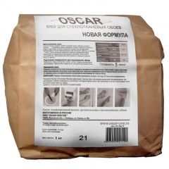 Клей для стеклообоев, строительная фасовка OSCAR 1кг