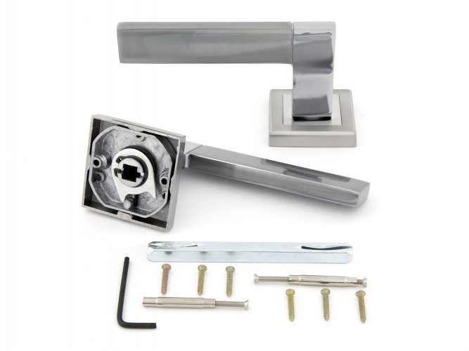 Ручка раздельная FZ 06 S квадратная SN Матовый никель