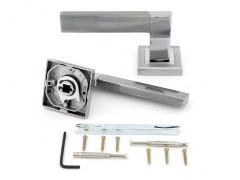 Ручка раздельная FZ 06 S квадратная SN Матовый никель