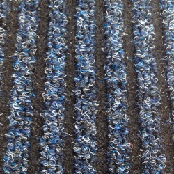 Дорожка грязезащитная на резиновой основе Vebe Sheffield 1х30м синий