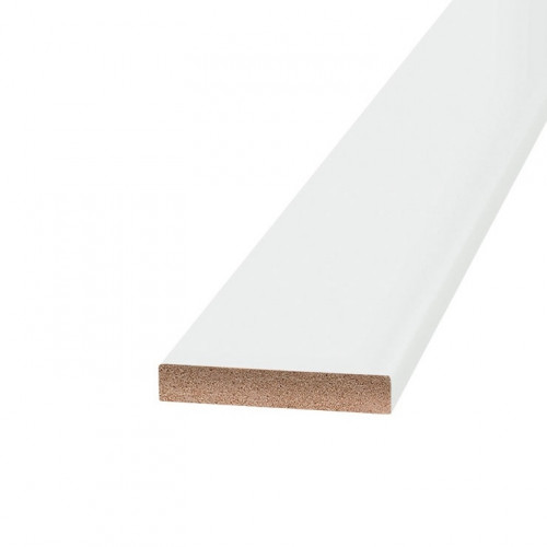 Наличник 2200х58х8мм крашеный Белый Олови