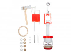 Арматура для бачка унитаза клапан плоский донный, боковая подводка 61-0-019