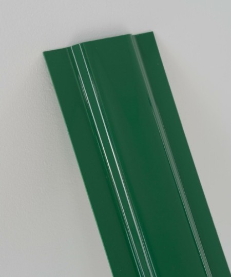 Штакетник пластиковый ПЭТ 1200х100х1мм, зеленый матовый