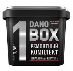 Ремонтный комплект для экспресс-ремонта (со шпателем) 0,85л DANO BOX
