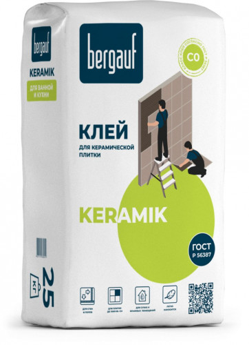 Клей Bergauf Keramik для керамической плитки 20 кг