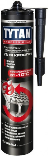 Герметик Специализированный для кровли Tytan прозрачный (от -10) 310 мл