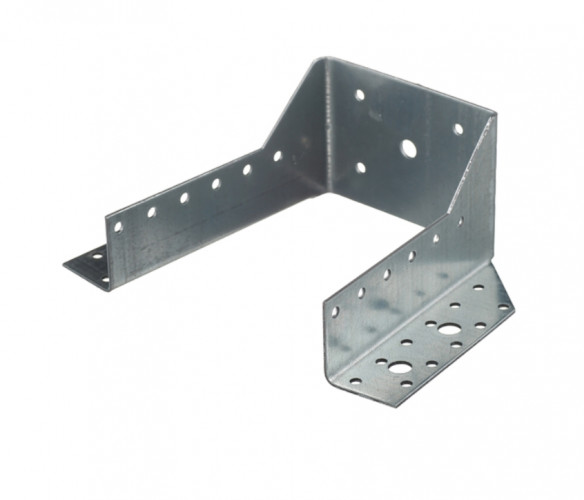 Опора бруса оцинкованная открытая 100х140х76х2мм