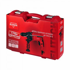 Дрель ударная 850 Вт, 3000 об/мин Elitech ДУ 0913РЭ (E2201.034.01)
