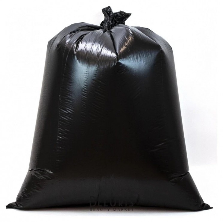 Мешки для мусора ПНД, черные 180л 10шт