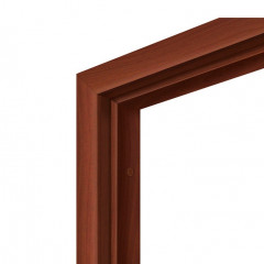 Комплект дверной коробки 900мм с фурнитурой ламинированный Итальянский орех Олови