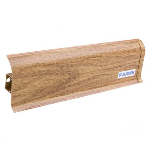 Плинтус Lexida 55, 404 Дуб золотистый, 2,2м. с кабель каналом