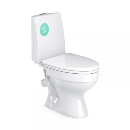 Унитаз компакт Home de luxe W101 620х360х780мм, косой выпуск, Gesso