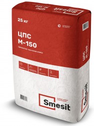 Цементно-песчаная смесь морозостойкая (до -10С) М-150 25кг, Smesit