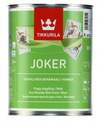 Интерьерная матовая краска Joker A TIKKURILA 0,9 л