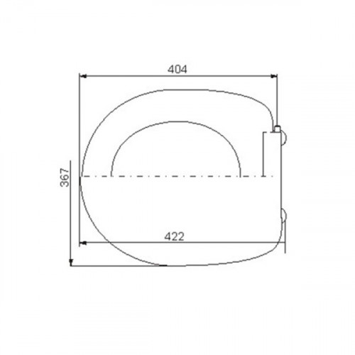 Сиденье для унитаза, белое 422х367мм Уклад СУ 81.05.00