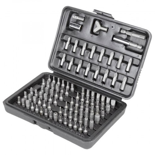 Набор бит с магнитным адаптером, CrV, 100 предметов, РемоКолор 33-2-701