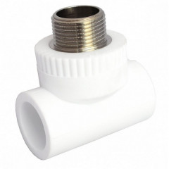 Тройник комбинированный 20х1/2х20 наружная резьба