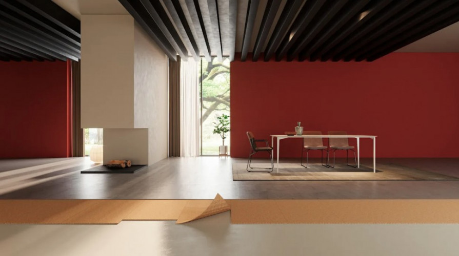 Пробковая подложка для ламината 4мм (1х10м) 10м2