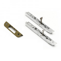 Дверь полотно ответное 300х2000мм без притвора, с фурнитурой, крашенное Миланский Орех Олови