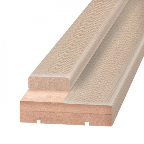 Дверной порог из экошпона 28x70x1000мм беленый дуб без притвора Олови