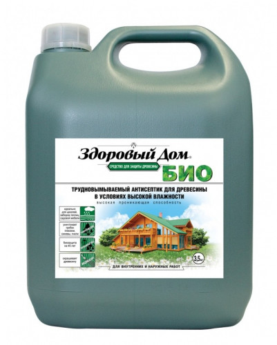 Антисептик для древесины Био Здоровый Дом, 3,5кг