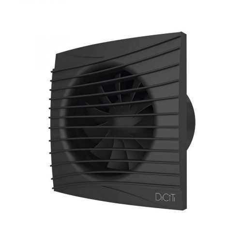 Вентилятор осевой вытяжной D125 Silent 5C Matt Black DiCiTi