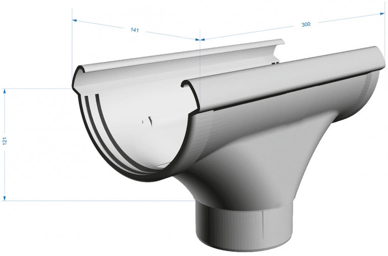 Воронка центральная, шоколад Дёке LUX