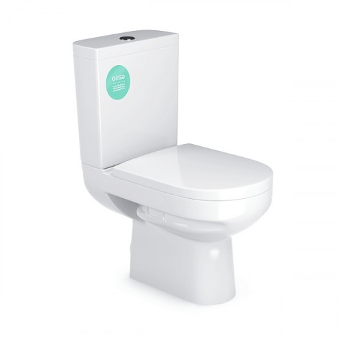 Унитаз компакт Home de luxe W103 620х365х785мм, прямой выпуск, Gesso