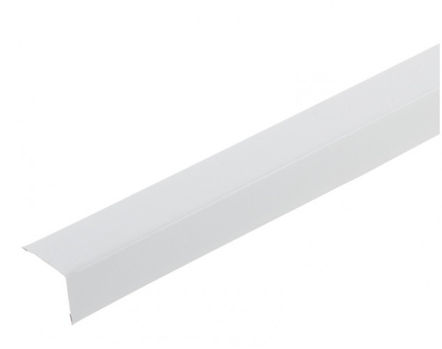 Уголок PL-E 19х24х3000мм Белый матовый, оцинкованный Албес Эконом
