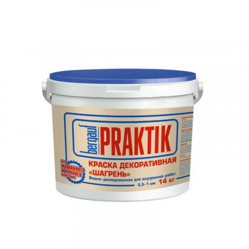 Краска декоративная Шагрень Bergauf Praktik 14 кг