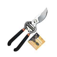 Секатор 200мм возвратная пружина, обрезиненные рукоятки Вихрь