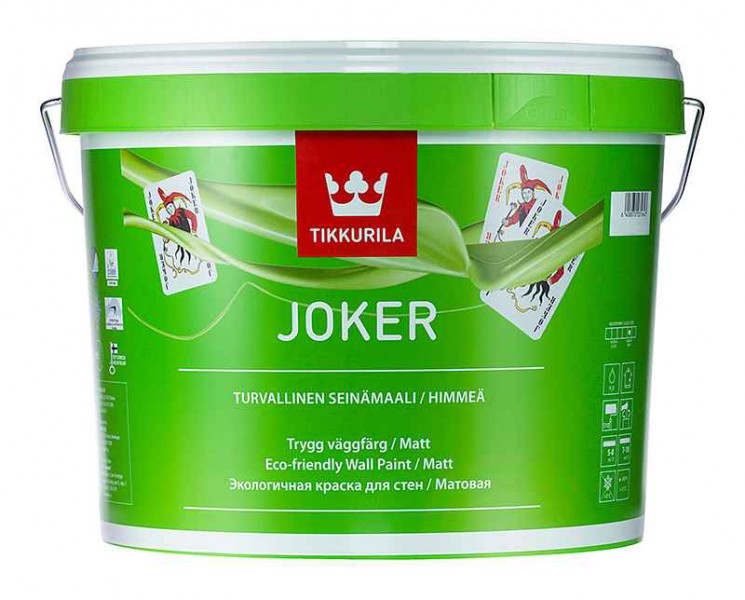 Интерьерная матовая краска Joker A TIKKURILA 2,7 л
