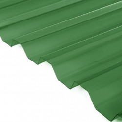 Поликарбонат трапеция МП/С-21 6000х1051х0,8мм (Зеленый) 2UV Новаттро СафПласт