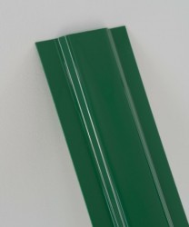 Штакетник пластиковый ПЭТ 1500х100х1мм, зеленый матовый