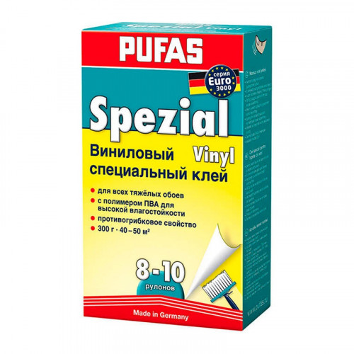 Клей для обоев виниловый Euro 3000 Spezial Kleber Pufas 300гр