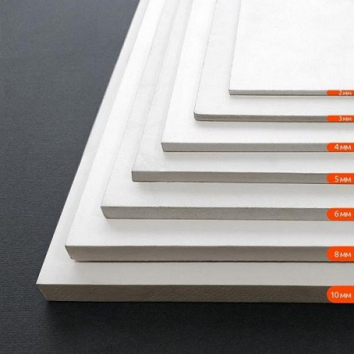 Вспененный ПВХ листовой 6мм 2030х3050мм Белый 0,55г/см3 Unext Strong