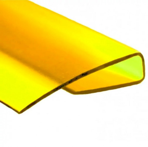 Профиль торцевой UP 8мм Желтый L=2,1м, Новаттро