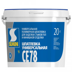 Шпатлевка SEMIN CE78 универсальная (синяя крышка) 20кг