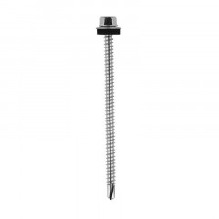 Саморез 6,3х100 кровельный сверло, цинк, 1 шт.